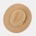 Unisex Wide Brim Iron Ring Belt Deco Top Hat Outdoor All  match Sunshade Suncreen Hat