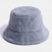 Women Bucket Hat Rabbit Fur Dome Thicken Warmth Windproof Ear Protection Hat