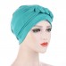 Women Cotton Multi Color Solid Casual Sunshade Side Braid Baotou Hats Beanie Hats