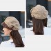 Women Berets Double Layer Thicken Outdoor Warmth Fashion Fisherman Hat Octagonal Hat