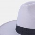 Women Solid Color Retro Temperament Flat Brim Top Hat Autumn Winter Casual Warm Felt Hat