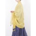 cotton linen scarf shawl casual yellow scarves