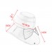 Women Cotton Cloth Casual Outdoor Bowknot Back Brim Extended Foldable Sunshade Bucket Hats